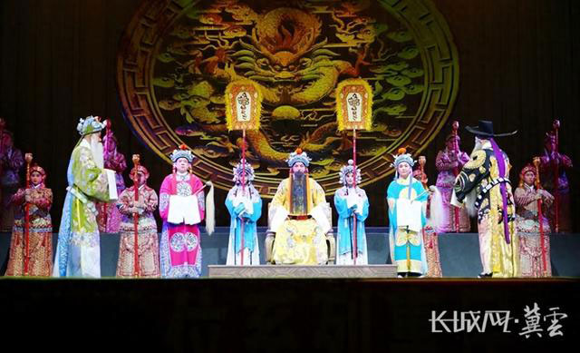 河北梆子小戏曲《血战瓦桥》在石家庄首演