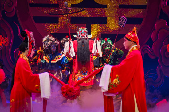 《钟馗》剧照。 河北省河北梆子剧院 供图